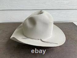 $1,323 Vintage Resistol 100X Natural Pure Beaver Felt Rodeo Cowboy Hat 7 Western