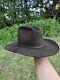 100% Pure Beaver Brown Cowboy Hat Vintage Size 7 100x