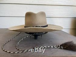 10X Beaver Clint Eastwood John Wayne Vintage Cowboy Hat 7 1/8 Western Cavalry