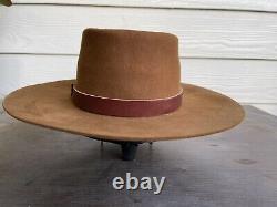 10X Beaver Vintage Antique Old West Cowboy Hat 6 7/8 Clint Eastwood Wild West