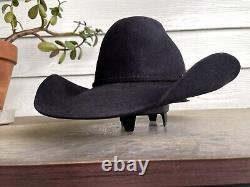 10X Custom Beaver Felt Vintage Rugged Cowboy Hat 7 1/8 Yellowstone Rip Rodeo