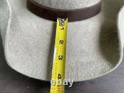 10X Grizzly Vintage Antique Old West Cowboy Hat 7 1/4 Gus Tom Mix Western 58cm