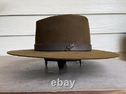 10X Rugged Antique Vintage Old West Cowboy Hat 7 1/4 Clint Eastwood Western