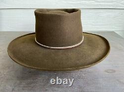 10X Vintage Antique Old West Cowboy Hat 6 7/8 Clint Eastwood Yellowstone 1883