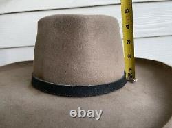 10X Vintage Antique Rugged Old West Cowboy Hat 7 1/8 Clint Eastwood Western SASS