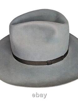 1950s Resistol Cowboy Hat 7 3/8 Lavender Mousy Gray XXX Beaver Self Conforming