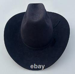 1960's Vintage COWBOY HAT American Hat Company CLEARBEAVER 6 3/4 Navy Blue