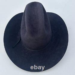 1960's Vintage COWBOY HAT American Hat Company CLEARBEAVER 6 3/4 Navy Blue