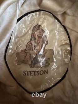 1960s Stetson 3x Beaver Rancher 7 1/8 LONG OVAL Cowboy Western Hat 60s Last Drop