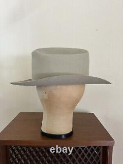 1960s Stetson 3x Beaver Rancher 7 3/8 Last Drop Cowboy Western Hat 60s Vtg