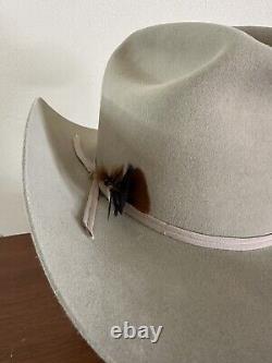 1970s Resistol Cattleman 3x Beaver 7 Silverbelly Cowboy Western Hat 70s