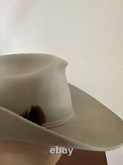 1970s Resistol Cattleman 3x Beaver 7 Silverbelly Cowboy Western Hat 70s