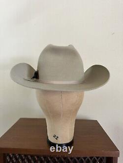 1970s Resistol Cattleman 3x Beaver 7 Silverbelly Cowboy Western Hat 70s