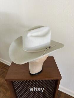 1970s Resistol Cattleman 5x Beaver 7 LONG OVAL Cowboy Western Hat 70s 1/8 Pin