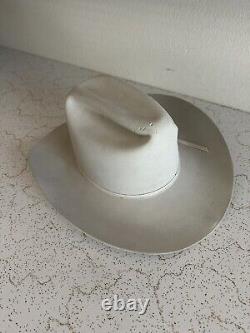 1970s Resistol Cattleman 5x Beaver 7 LONG OVAL Cowboy Western Hat 70s 1/8 Pin