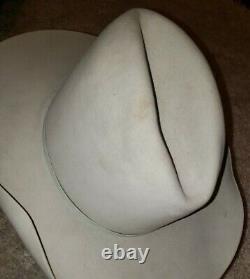 1980s Custom Made O'FARRELL Gray Beaver Rancher 7- 1/4 Hat