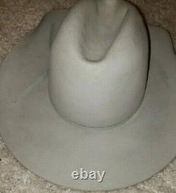 1980s Custom Made O'FARRELL Gray Beaver Rancher 7- 1/4 Hat