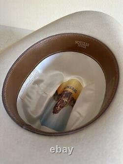 1980s Stetson 4x BEAVER Silverbelly Rancher 7 1/4 JBS PIN Western Hat Cowboy Vtg