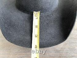 20X Beaver Felt Vintage Bailey Cowboy Hat 7 1/8 Yellowstone Gus Old West