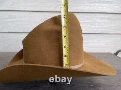 20X Beaver Felt Vintage Western Cowboy Hat 7 1/8 Yellowstone Gus Old West
