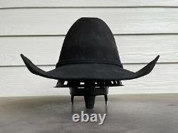 20X Beaver Vintage Rugged Wrangler Bull Rider Cowboy Hat 6 7/8 Rip Yellowstone