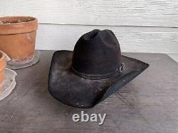 20X Black Gold Beaver Vintage Resistol Cowboy Hat 7 1/8 Rip Yellowstone Rodeo