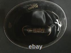20X Resistol Black Gold cowboy hat size 7-1/8 w hard shell case from ML Leddy