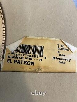 30x Stetson El Patron 7 Silverbelly Felt Cowboy Hat