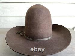 3X American Vintage Beaver Rugged Cowboy Hat 7 1/4 Yellowstone Dale Brisby Rodeo