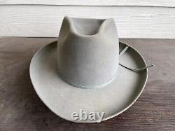 3X Beaver Felt Vintage Antique Old West Cowboy Hat Size 7 Yellowstone Eastwood