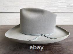 3X Beaver Felt Vintage Antique Old West Cowboy Hat Size 7 Yellowstone Eastwood