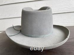 3X Beaver Felt Vintage Antique Old West Cowboy Hat Size 7 Yellowstone Eastwood