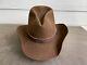 3x Resistol Vintage Antique Rugged Old West Cowboy Hat 7 1/8 Sass Texas 57cm Gus