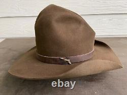 3X Resistol Vintage Antique Rugged Old West Cowboy Hat 7 1/8 SASS Texas 57cm Gus