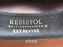 3X Vintage Resistol Antique Old West Cowboy Hat 7 1/4 Yellowstone Eastwood