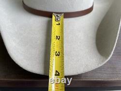 4X Beaver Vintage Rugged Cowboy Hat 7 1/8 Rip Yellowstone Rodeo Texas Rancher