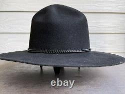 4X Stetson Antique Vintage Beaver Felt Old West Cowboy Hat 7 1/4 Clint Eastwood