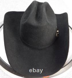 500X Laredo Felt Cowboy Hat Black 6 3/4 Western Outdoor Beaver Belly