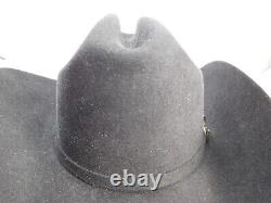 500X Laredo Felt Cowboy Hat Black 6 3/4 Western Outdoor Beaver Belly