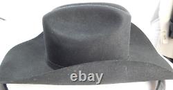 500X Laredo Felt Cowboy Hat Black 6 3/4 Western Outdoor Beaver Belly