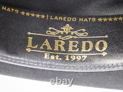 500X Laredo Felt Cowboy Hat Black 6 3/4 Western Outdoor Beaver Belly