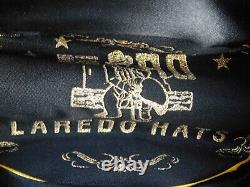 500X Laredo Felt Cowboy Hat Black 6 3/4 Western Outdoor Beaver Belly