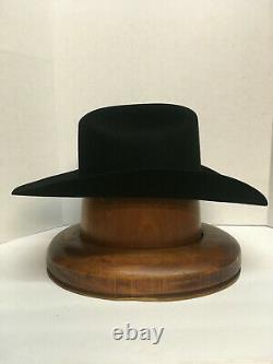 50X STETSON HAT BEAVER FUR-El Campeon BLACK-NEW WithTag+FREE-SHIPPING USA