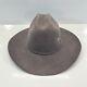 5x Beaver Vintage Rugged Brown Cowboy Hat 6 7/8 Made In Usa