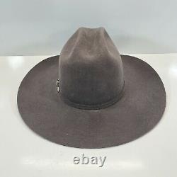 5X Beaver Vintage Rugged Brown Cowboy Hat 6 7/8 Made In USA