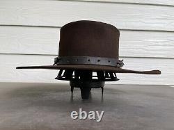 5X Custom Antique Vintage Beaver Felt Old West Cowboy Hat 6 7/8 Clint Eastwood