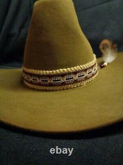 7 Vintage John B Stetson 3X Beaver Tan Rancher Cowboy Hat