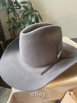 American Hat 10X Steel Grey Open Crown Cowboy Hat. Bought In Alaska. Gorgeous
