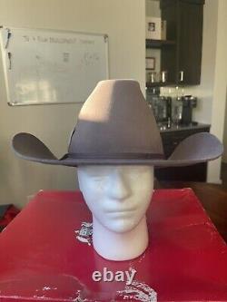 American Hat 10X Steel Grey Open Crown Cowboy Hat. Bought In Alaska. Gorgeous