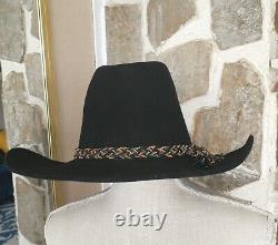 American Hat Co. Cowboy Hat Maximal Pure Wool Felt Houston Texas USA Sz 7